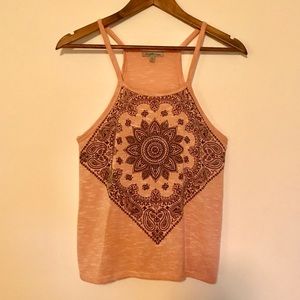 Patterned Crop Top